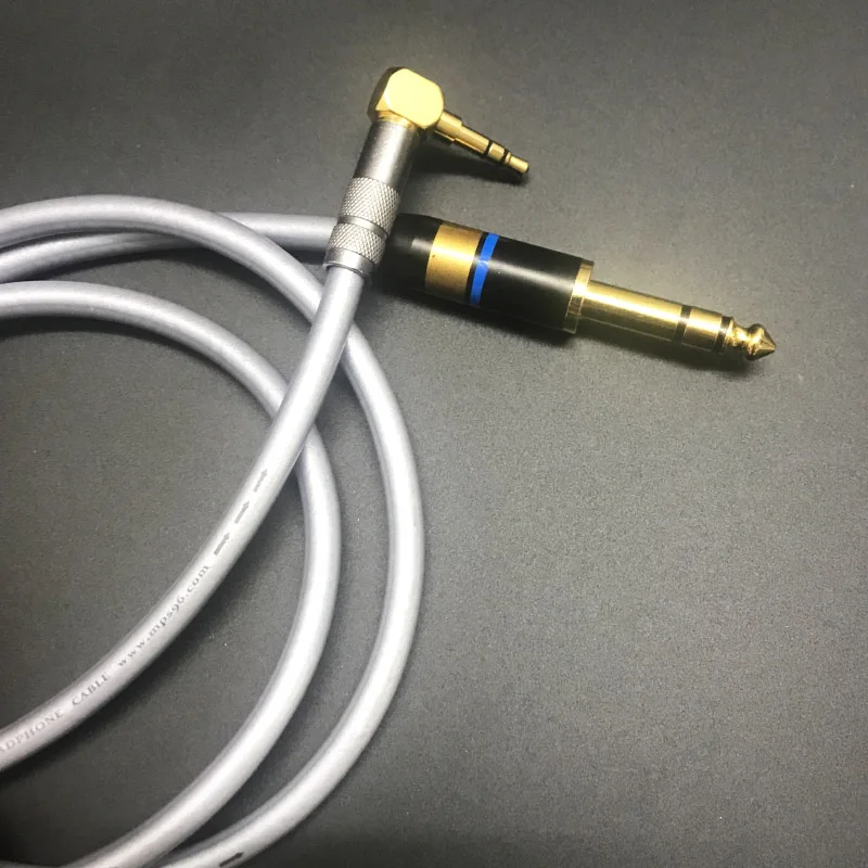 MPS X 22 HiFi 99.9997% OFC + посеребренный 24K позолоченный штекер 3 5 мм 90 градусов до 6 35