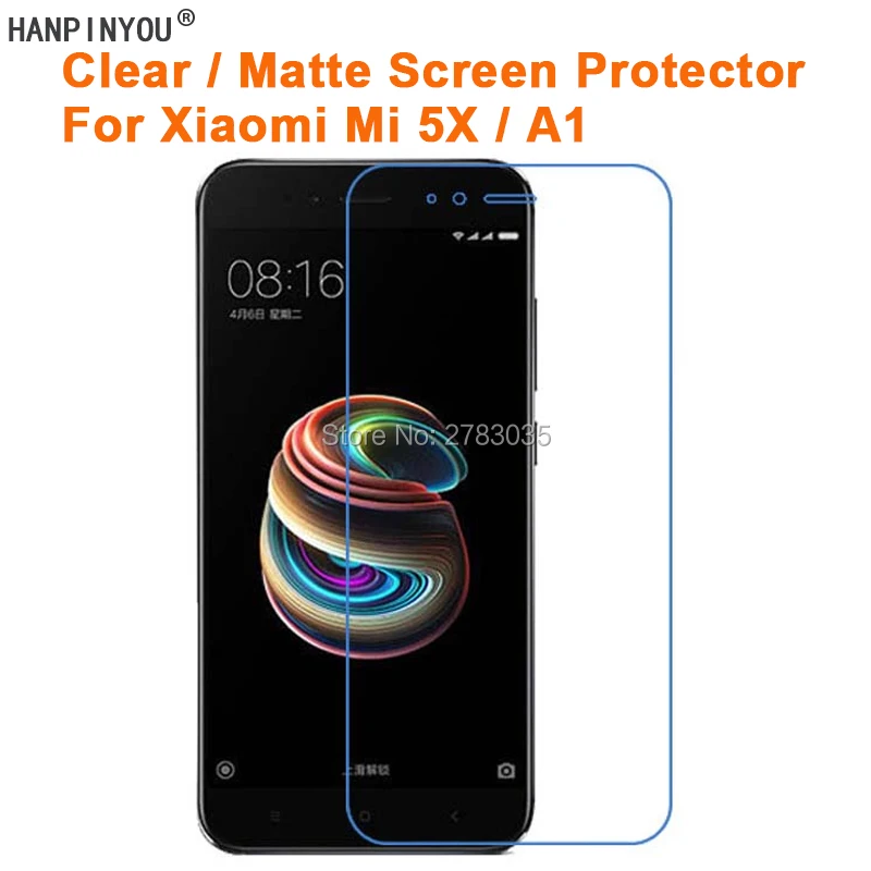 Новая прозрачная/Антибликовая матовая защитная пленка HD для Xiaomi Mi A1 / 5X Mi5X MiA1 5