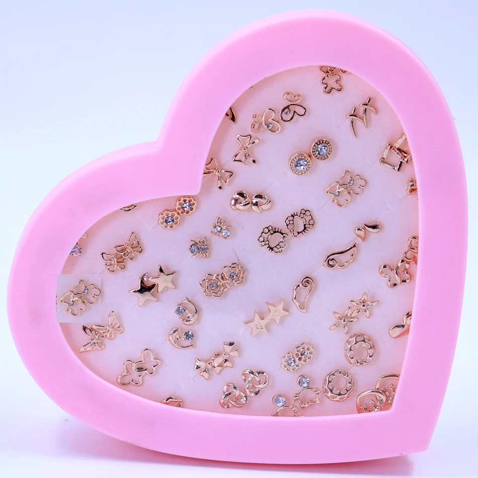 Бесплатная доставка фабрика 36 пар смешанный дизайн изысканный сплав с покрытием