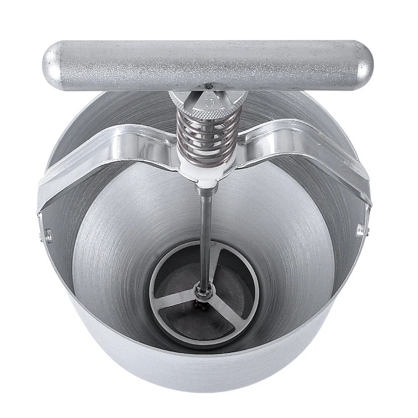 

T-03 Stainless Steel Mini Manual Donuts Machine Manufacturer; Hand Taper Hopper with Stand 3L/5L