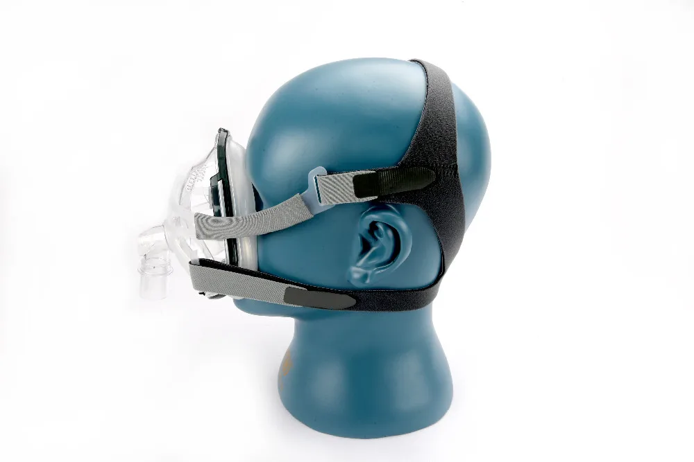 BMC FM1A маска на все лицо для CPAP Bipap машина COPD храп и терапия сна Размер SML соединить лицо шланг с головным убором Cllips