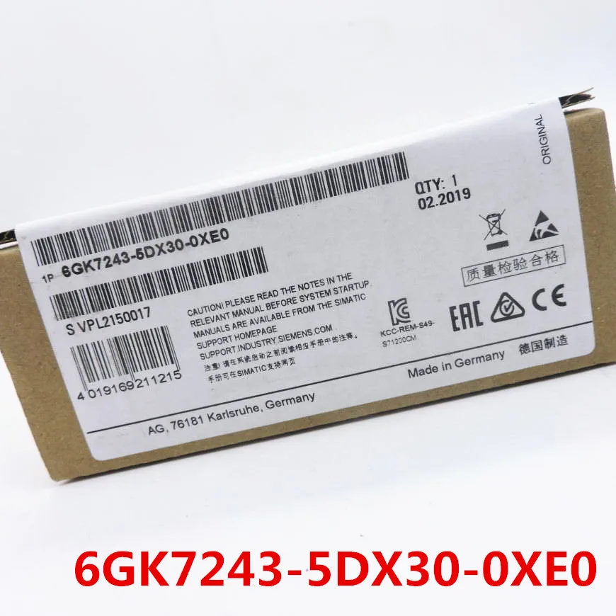 

100% оригинальная новинка, 2 года гарантии, 6GK7243-5DX30-0XE0