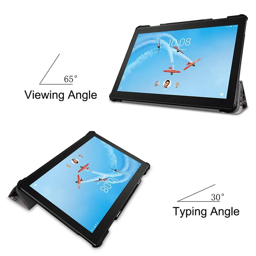 CARPRIE ультра тонкий кожаный чехол подставка для 10 дюймов Lenovo Tab P10 TB X 705 защитный