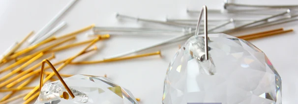 Длинный латунный/алюминиевый штифт для бусин металлический соединитель