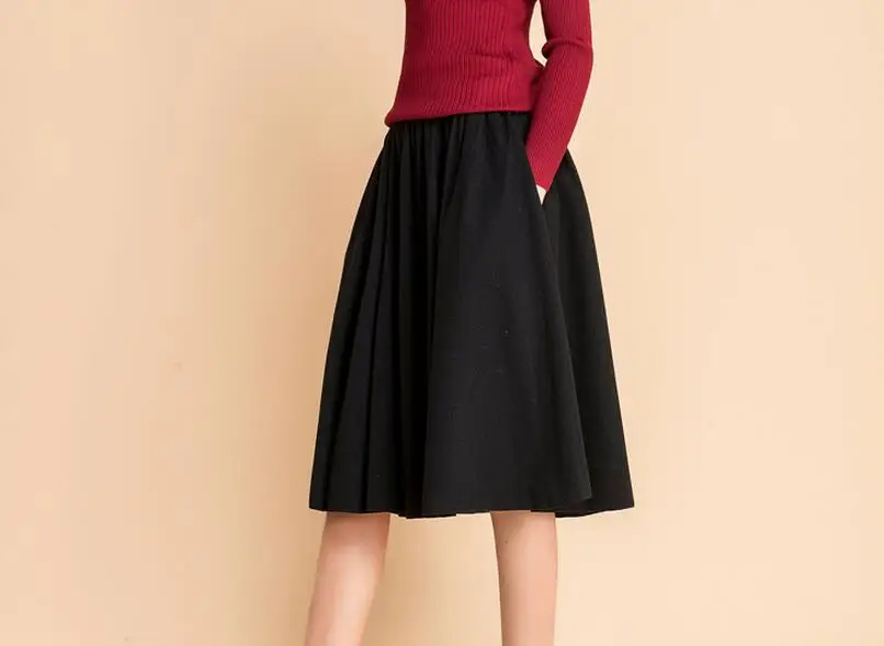 Женская юбка с высокой талией осенне-зимняя новая модная тонкой | одежда