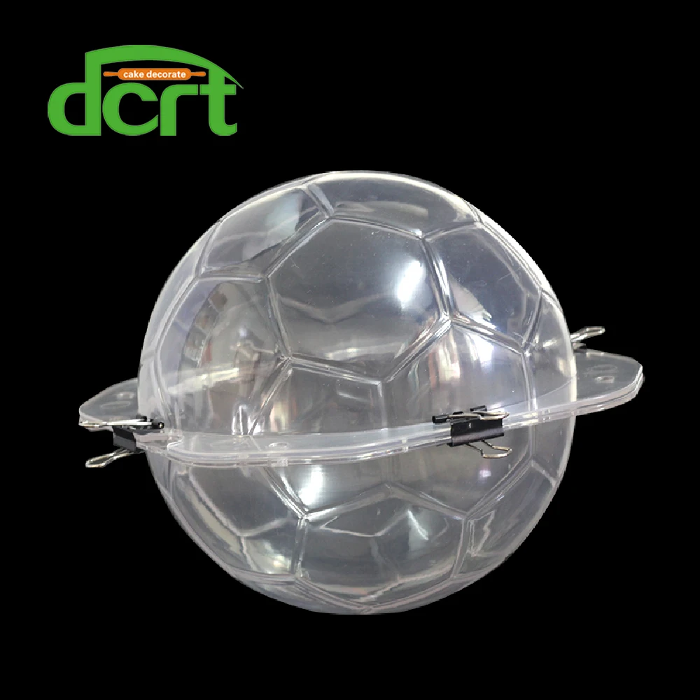 Пластиковая шоколадная форма в форме футбольного мяча Dcrt 3D фотография с