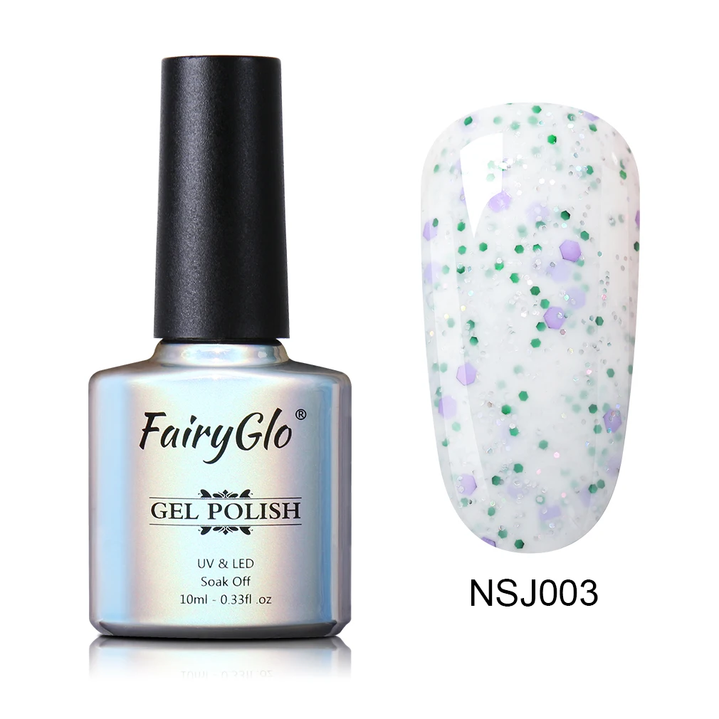 NSJ003 FairyGlo 10 мл сырный песок Гель-лак для ногтей замочить от длительного действия Гель-лак для маникюра УФ-гель для ногтей Полупостоянный лак - Цвет: NSJ003