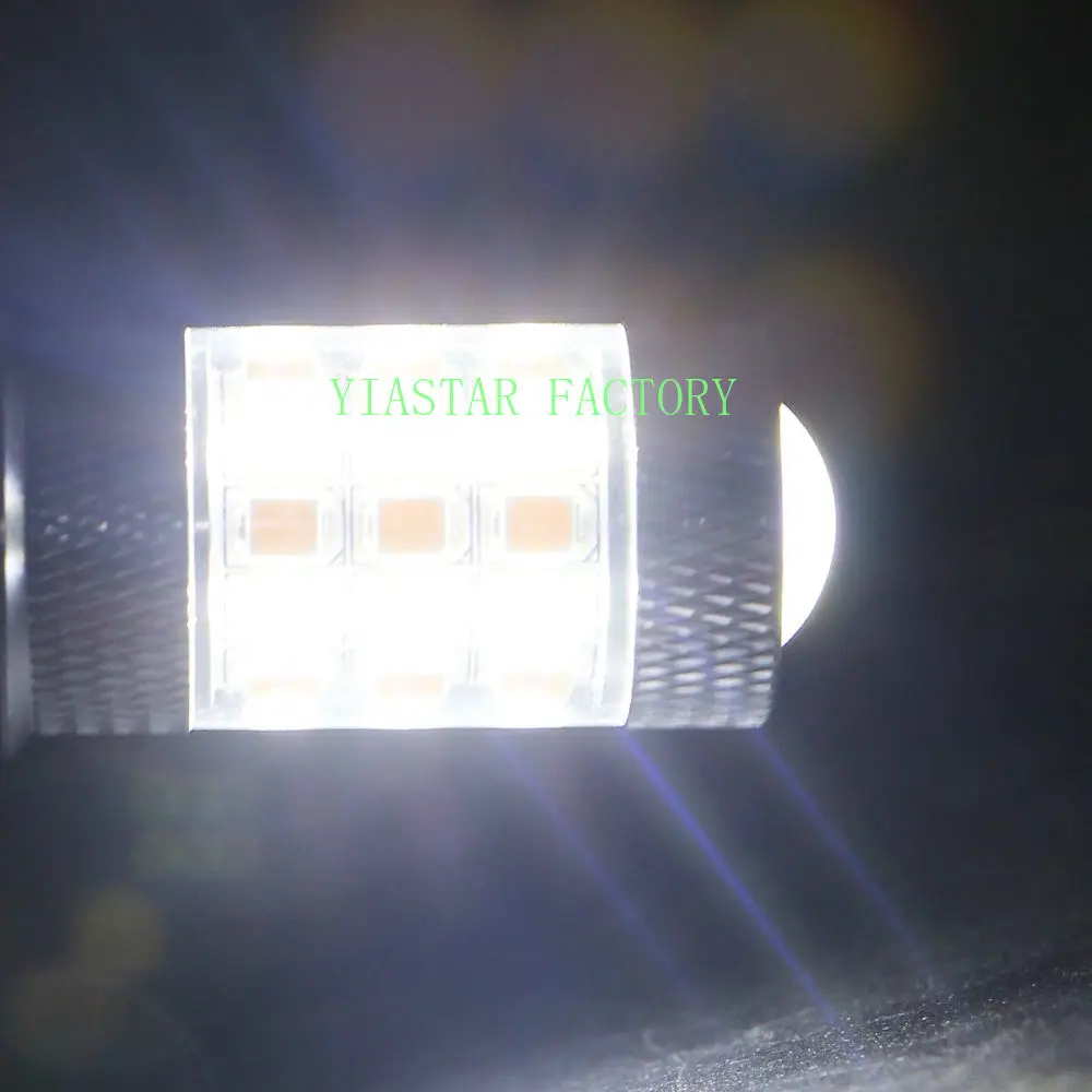 Yiastar 2 шт. горячая Распродажа Белый Янтарь авто светодиодный drl светильник двойной цвет T25 3157 7443 светодиодный указатель поворота светильник г... (art.: 7ac70acb1) - 7ac70acb1