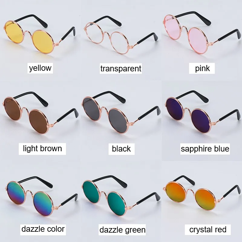 Модные аксессуары в виде животных пэт кошка собачьи очки красочные прекрасные