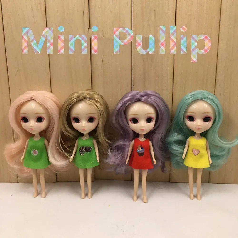 Pullip мини Блит куклы 10 см DIY ню милые длинные волосы|mini blythe|blythe dollmini blythe doll |