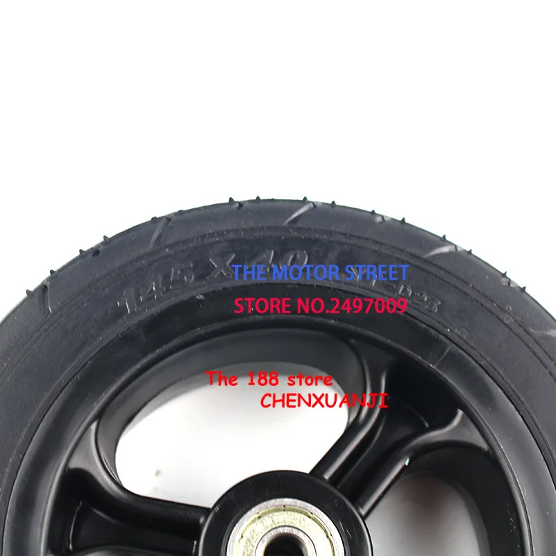 

plastic hub fits for electric scooterChildren's trolley145X40 solid tire 145*40 tyre