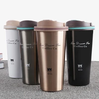 500ml thermos mug coffee cup with lid thermocup seal stainless steel vacuum flasks thermoses thermo mug for car my water bottle