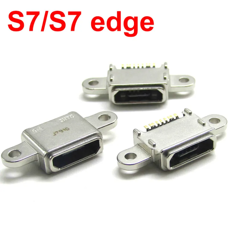 50 шт./лот Новый USB разъем для зарядного устройства Samsung Galaxy S7 G930 G930F & EDGE G935 G935F G9350