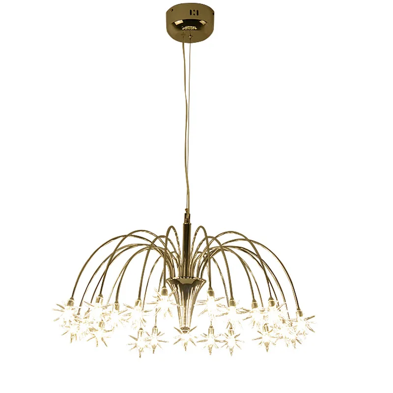 Modern Led Meteor Shower Star Pendant Light Restaurant Bar Coffee Shop Hanging Lamps Kitchen Dining kitchen chandelier | Лампы и