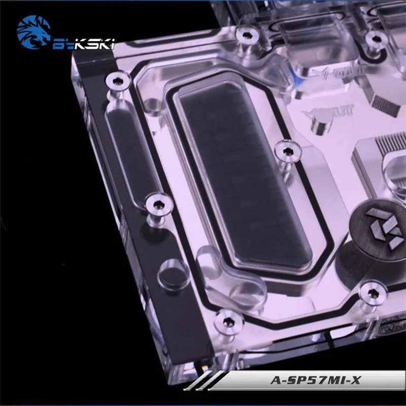 Bykski A SP57MI X GPU водный блок для Sapphire RX570 4G D5 его полное покрытие графическая карта