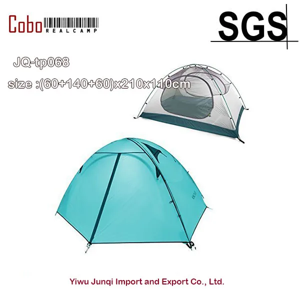 

OUTAD 2 Person 20D Silica coatingTent Portable Folding Waterproof Lightweight Double Layer Camping Backpacking Tents