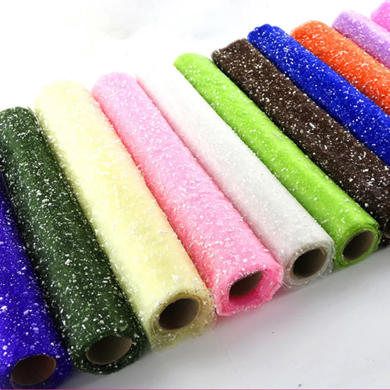 

3,6 м 4 Ярда, снежинка, тюль, пряжа, цветы, упаковка, упаковка, упаковочные материалы для подарков, свадебное украшение, товары для вечерние