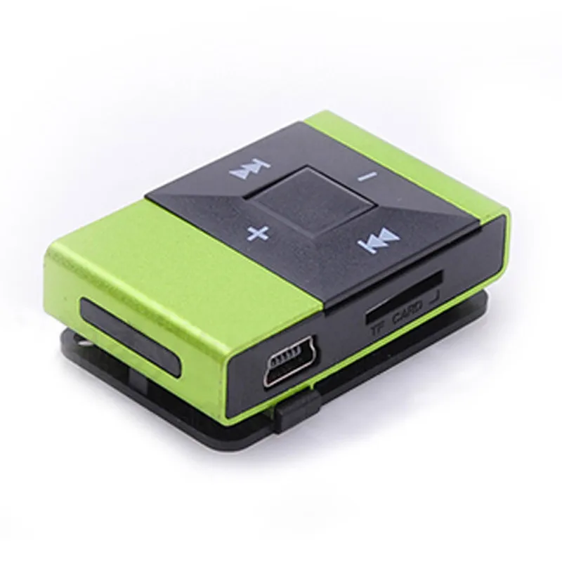 Модный Мини USB клип цифровой Mp3 музыкальный плеер Поддержка 8 Гб SD TF карта Гладкий