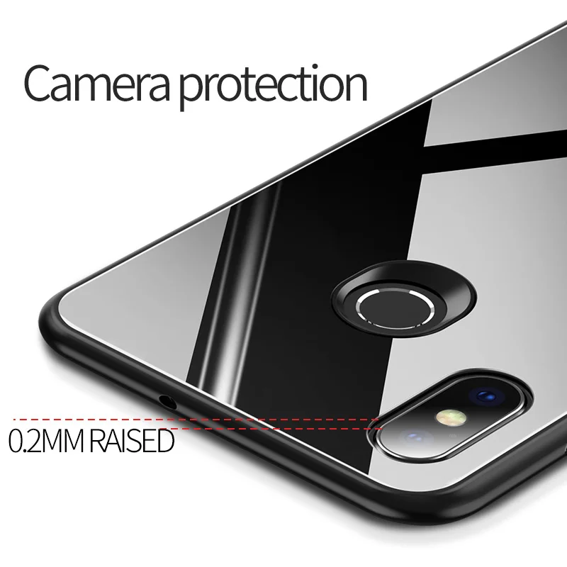 Msvii 6D Tempered Glass Case For Xiaomi Mi 8 SE Full Protection Coque Mi8 Explorer Back Cover Fundas Bumper |