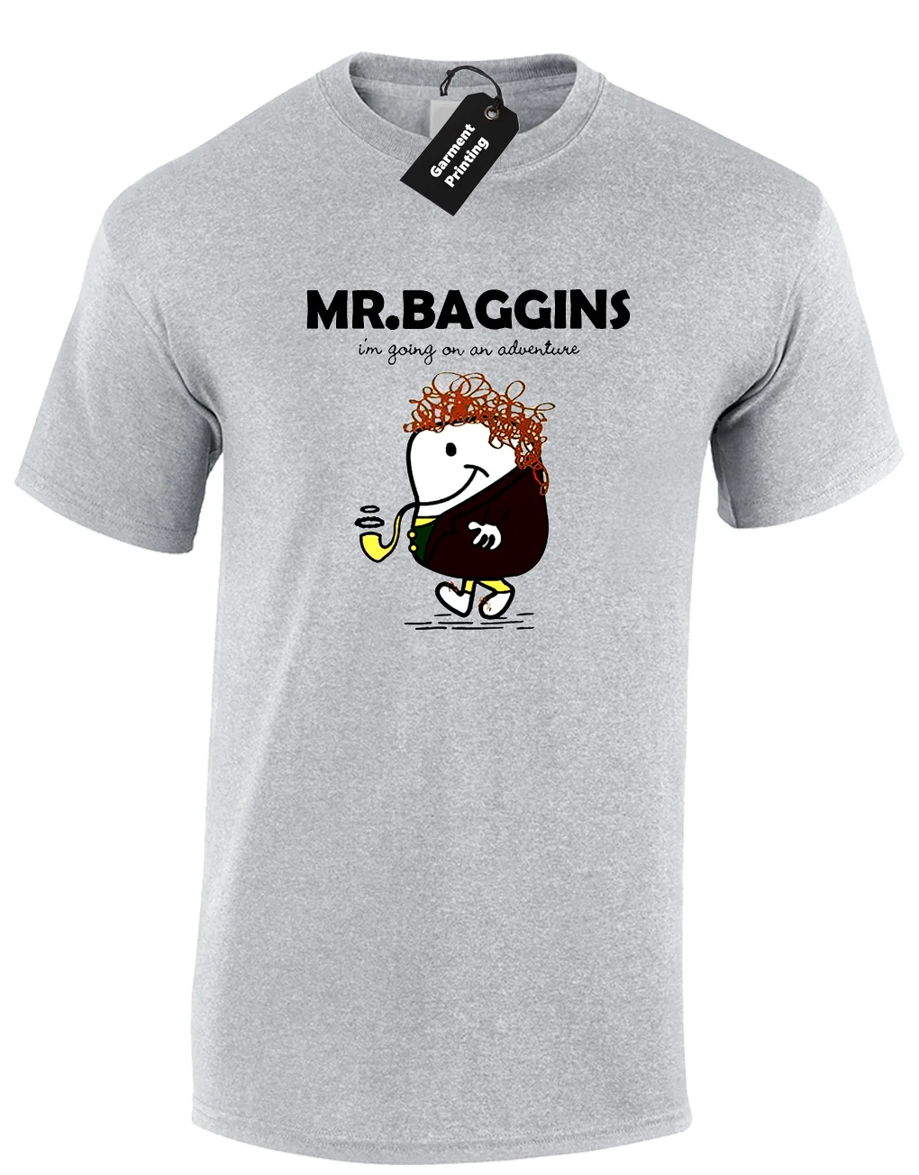 MR BAGGINS Мужская футболка забавный мужской дизайн Властелин Колец GANDALF Топ S 5XL 100%