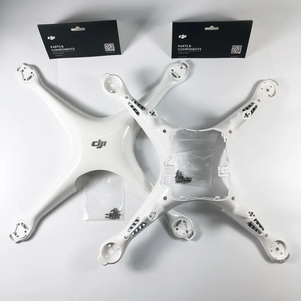 100% оригинальный новый корпус для DJI Phantom 4 Advanced верхняя крышка Нижняя шасси с