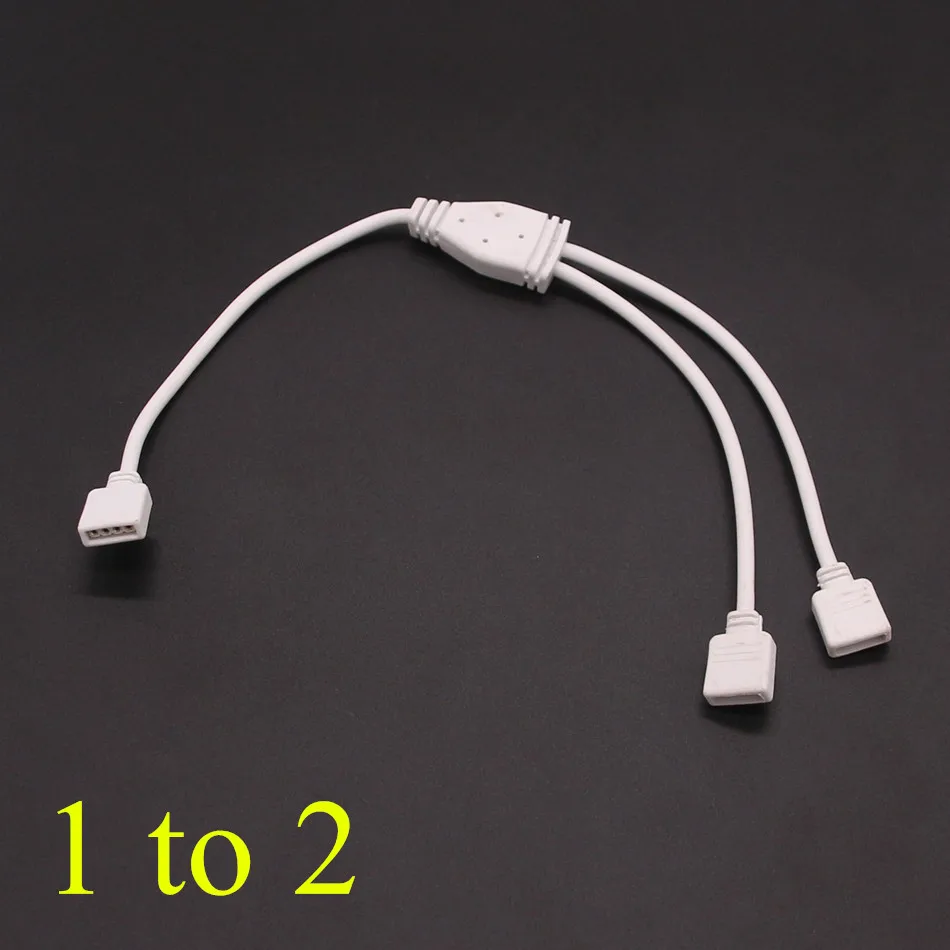 4pin RGB соединительный узел 1 до 2 3 4 сплиттер Женский удлинитель Кабель для