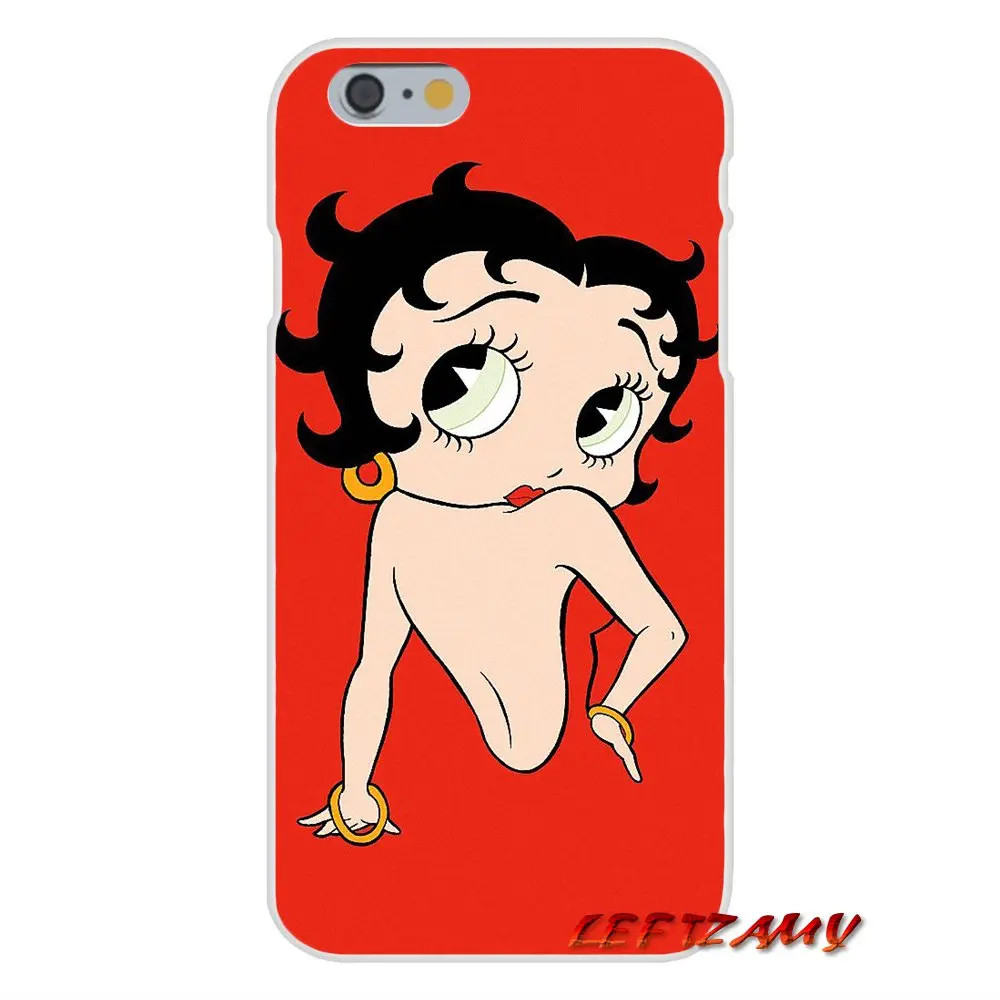 Симпатичный мультфильм Betty Boop аксессуары телефон оболочки чехлы для huawei P8 P9 P10 Lite