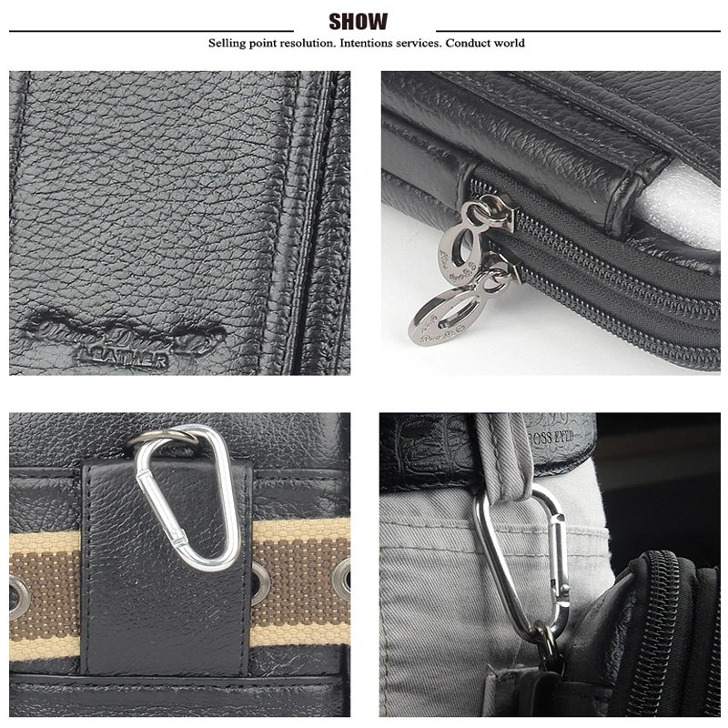 Популярный чехол для телефона из натуральной кожи с зажимом ремня поясной