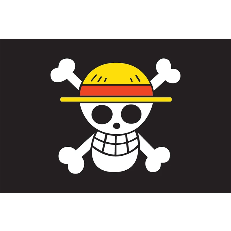 Yehoy подвесной 90*150 см цельный Обезьяна D. Luffy флаг с черепом для украшения