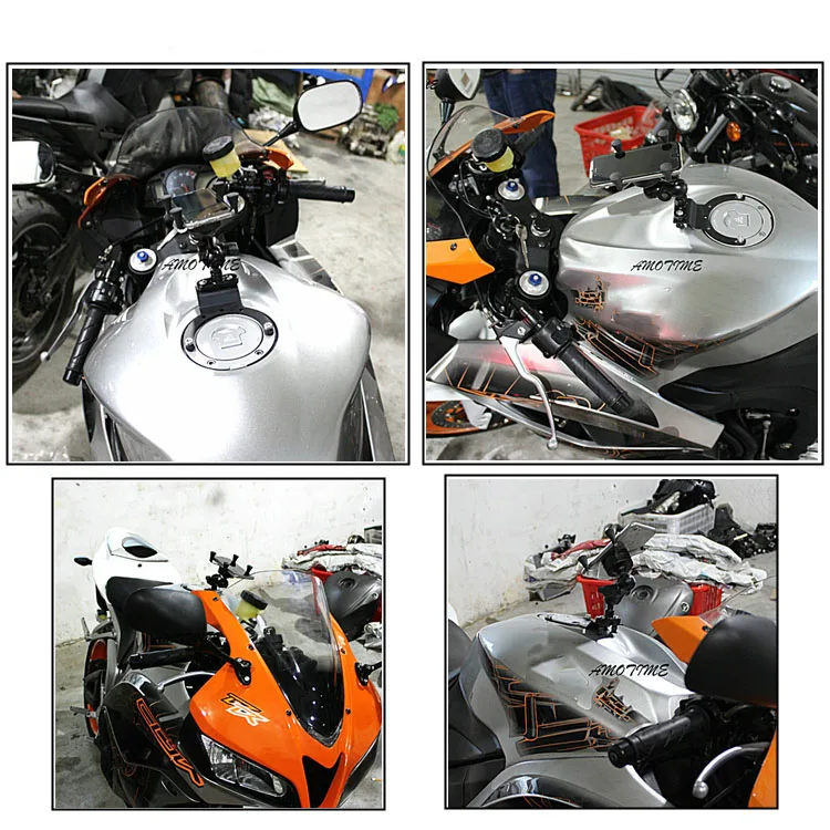 Кронштейн для HONDA CBR600 F4 F4i CB400 VTEC CB1000 CBR 600RR 1000RR рама мотоцикла с GPS навигацией