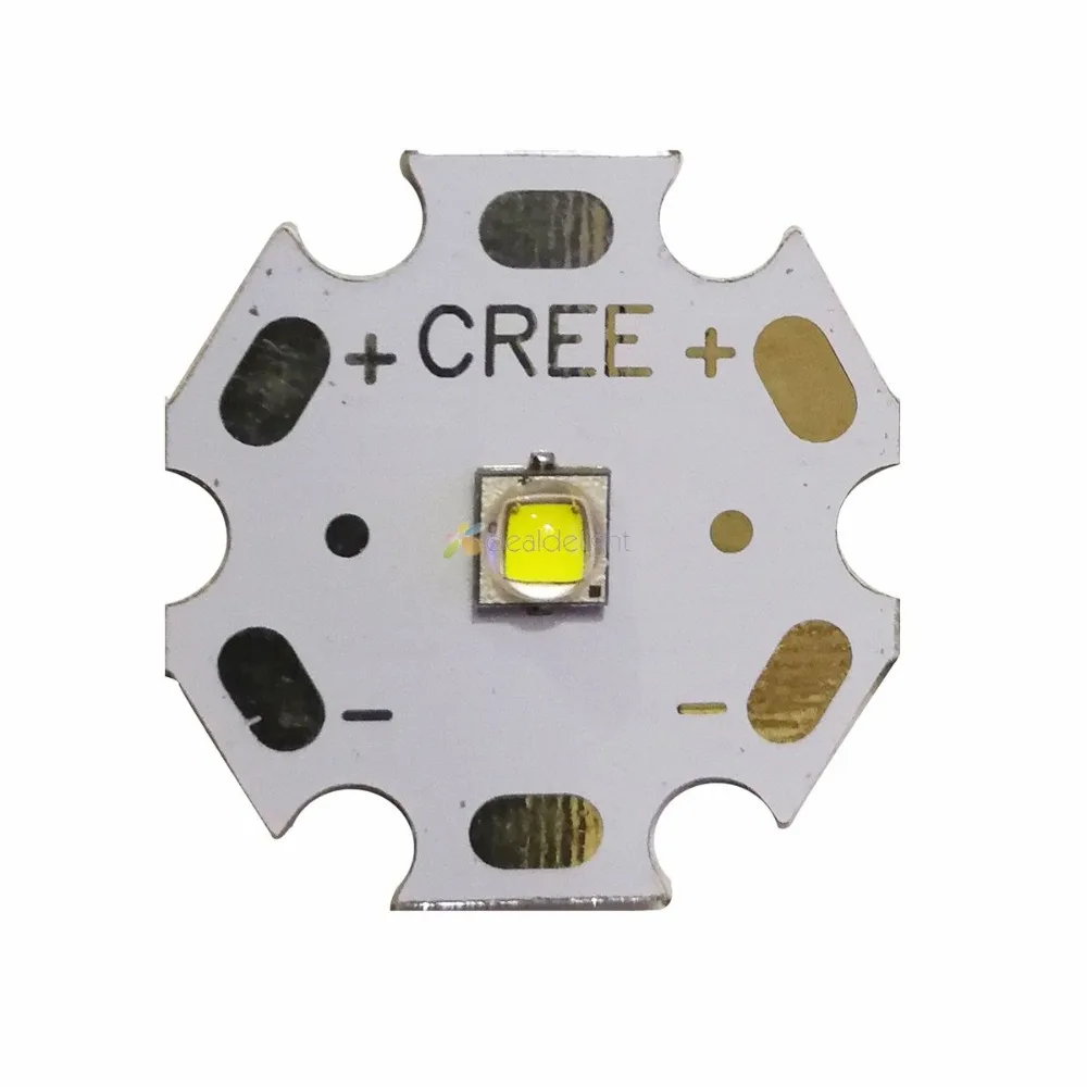 10 шт. Cree XLamp XPG2 XP G2 R5 холодный белый 1 Вт ~ 5 490LM Светодиодная лампа с 20 мм звездной