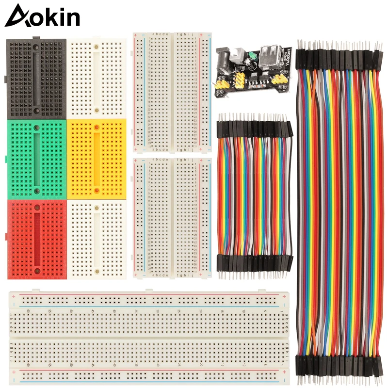 Макетная плата без пайки 170/400/830 макетная для Arduino с прототипами контактов