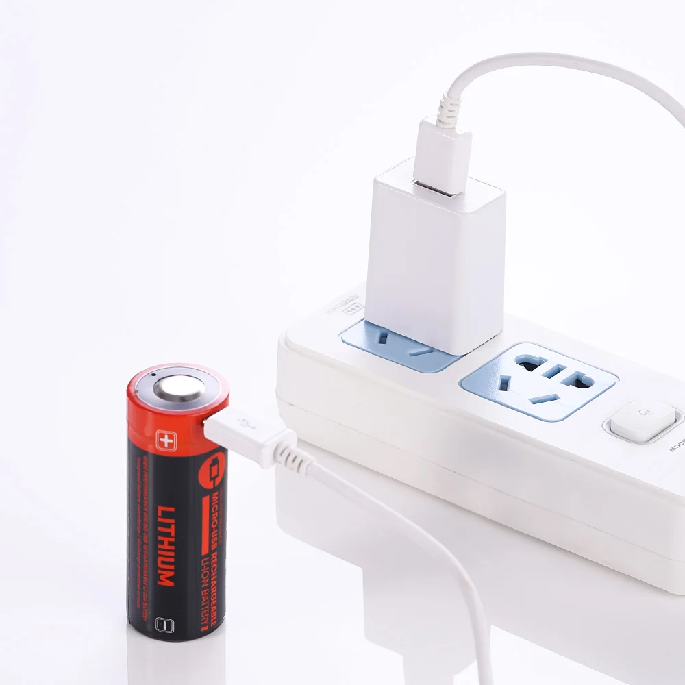 Литий-ионная аккумуляторная батарея USB 26650 3 7 в 5000 мА · ч для светодиодных