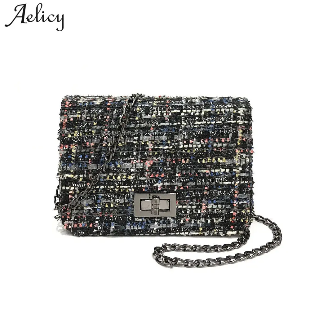 Aelicy Роскошная Высококачественная сумка нового дизайна женские шерстяные
