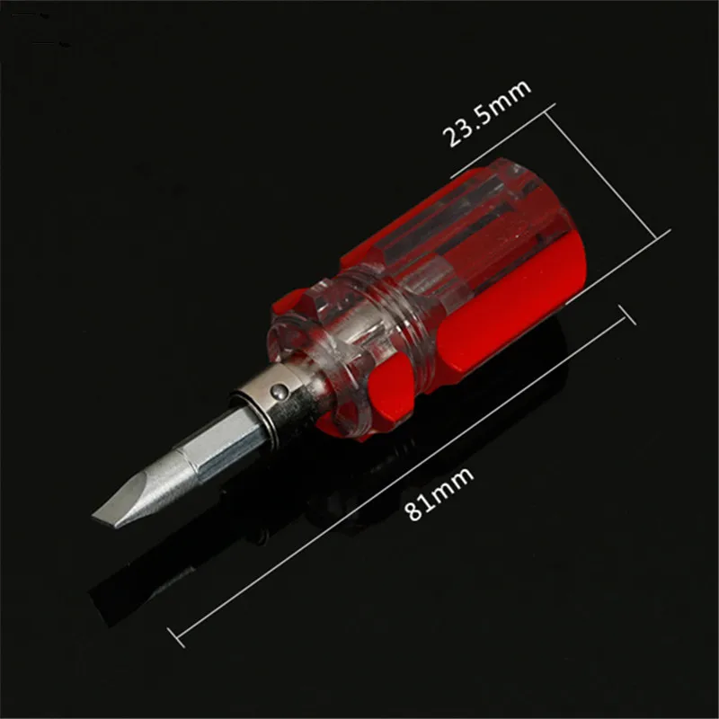 

Double Head Mini Screwdriver 2 sides phillips and slotted screwdrivers