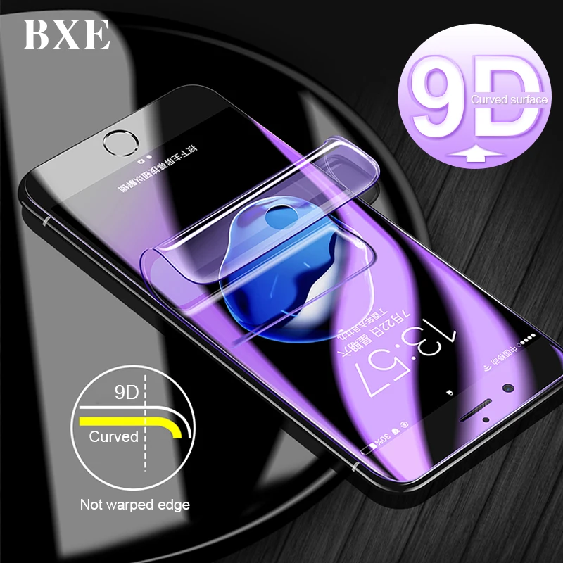 BXE 9D полное покрытие экрана протектор для iPhone X 6 s 7 8 Plus Защитная пленка 10 3D мягкая