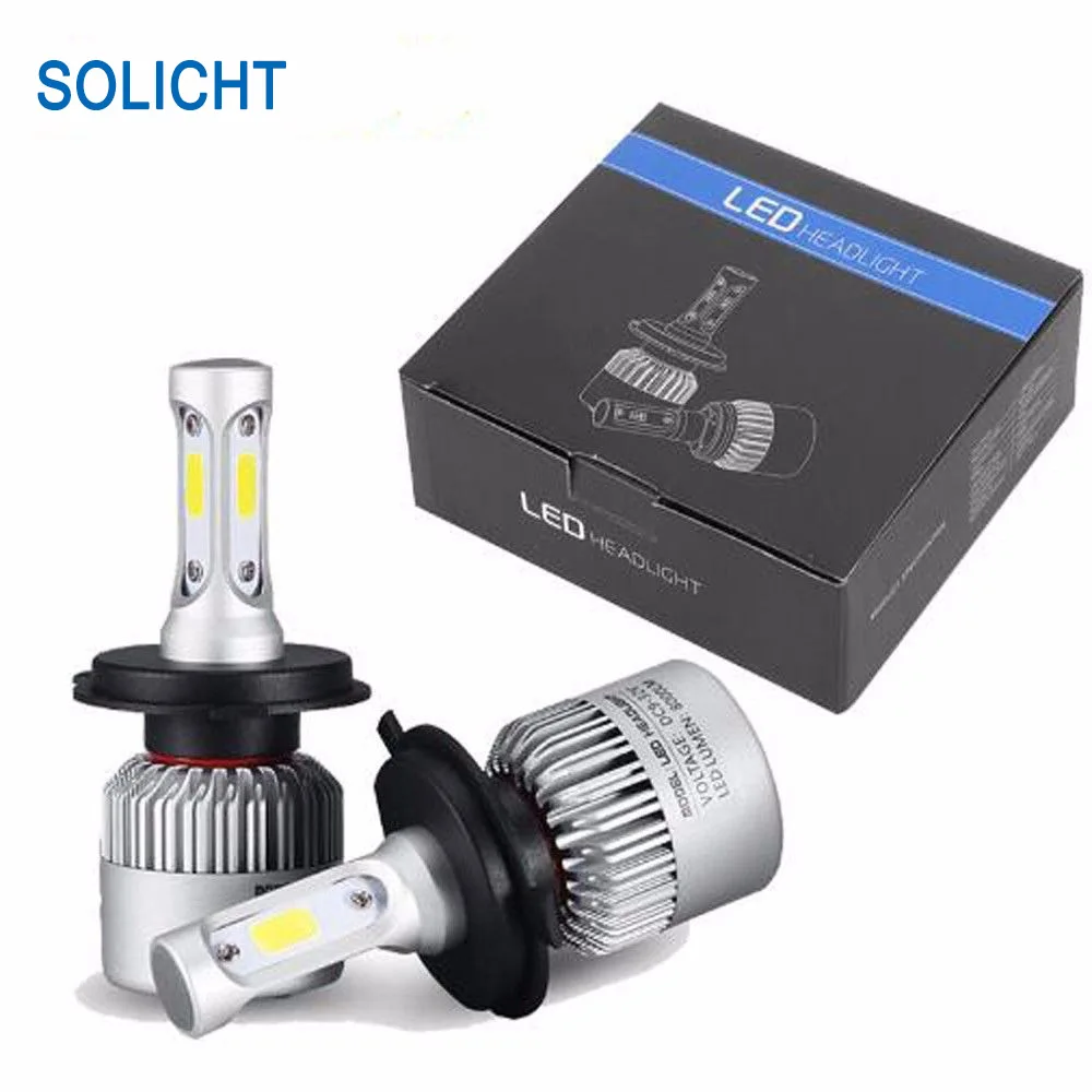 Комплект для переоборудования светодиодных фар SOLICHT 72 Вт беласветодиодный