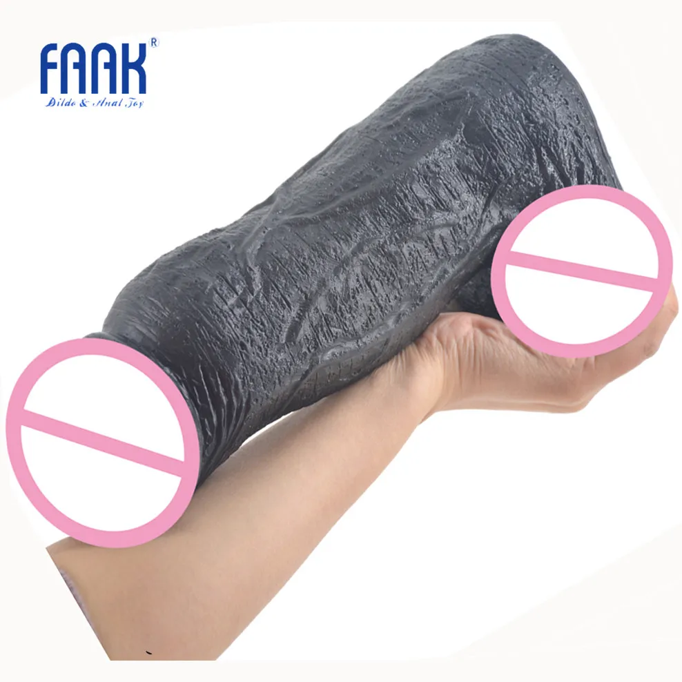 Большой фаллоимитатор FAAK 3 15 дюйма искусственный пенис интимные игрушки для