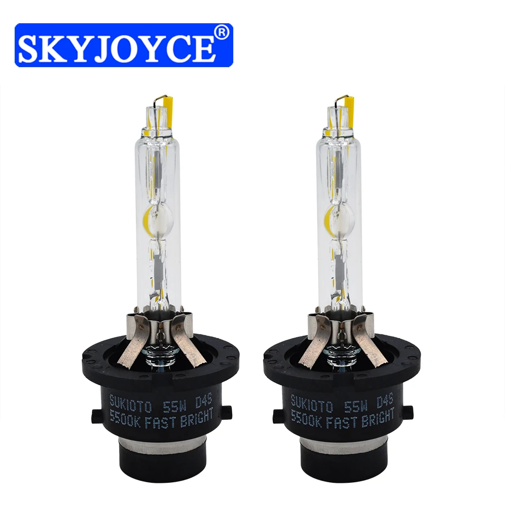 SKYJOYCE D2S D4S HID сменный лампы Супер яркий 5500 к D2S D4S 55Вт HID лампы для D2S D4S фар автомобиля комплект ballast HID