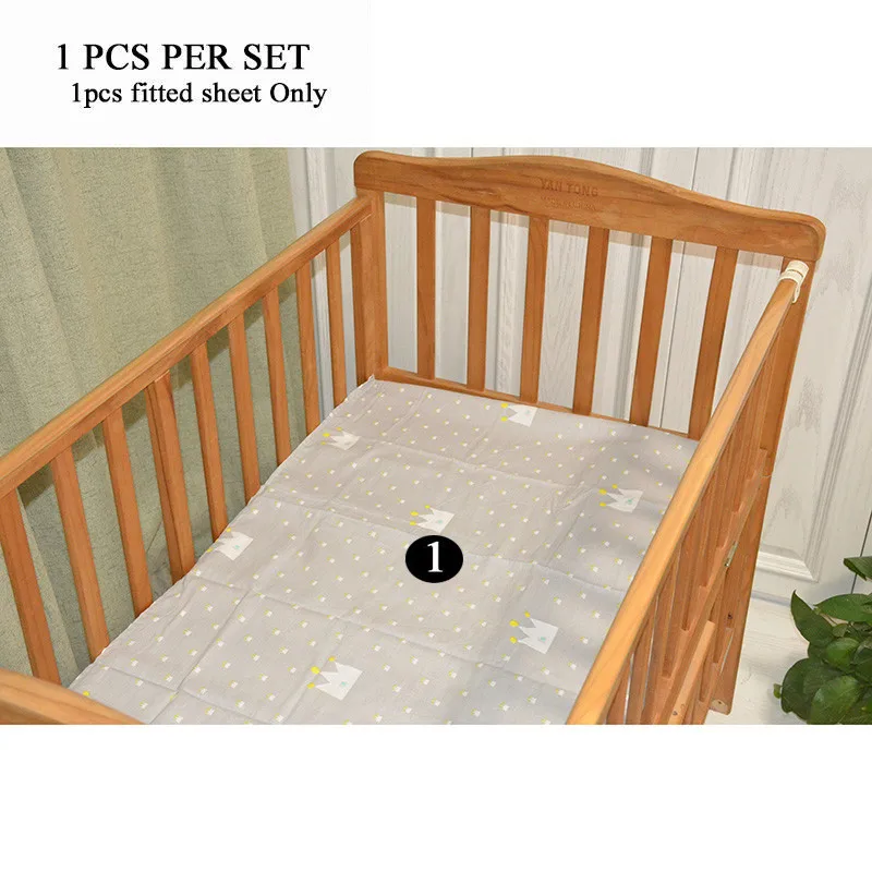 Детские Серый Корона Постельное белье, Baby Safe спальный детская кровать бамперы комплект, мягкая детская кроватка висит сумка для хранения