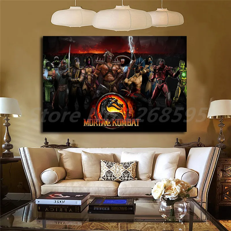 Mortal Kombat Armageddon обои HD холст картина печать гостиная домашний декор Современное