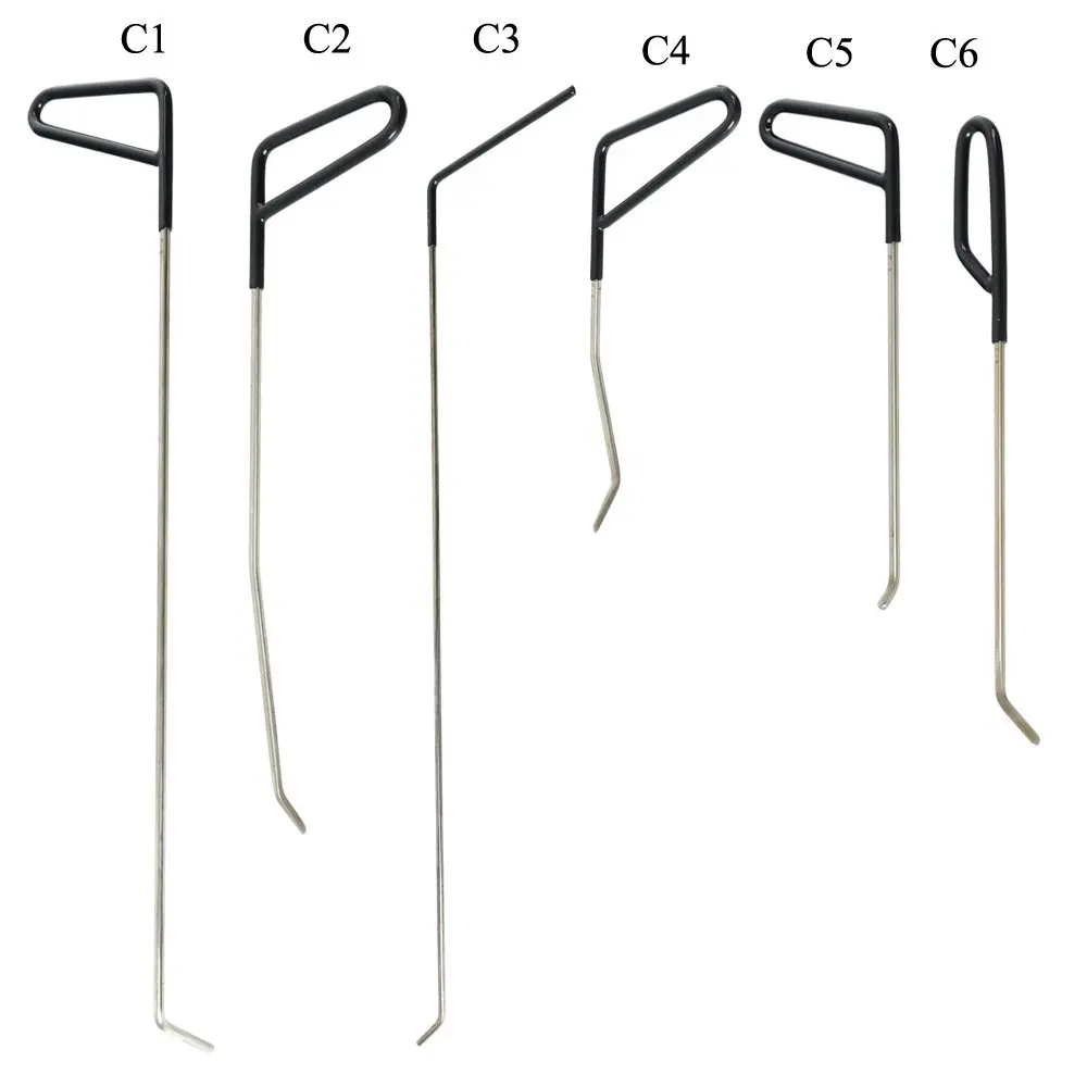 Авто удаление вмятин Pdr стержень набор инструментов град и дверь Ding ремонт