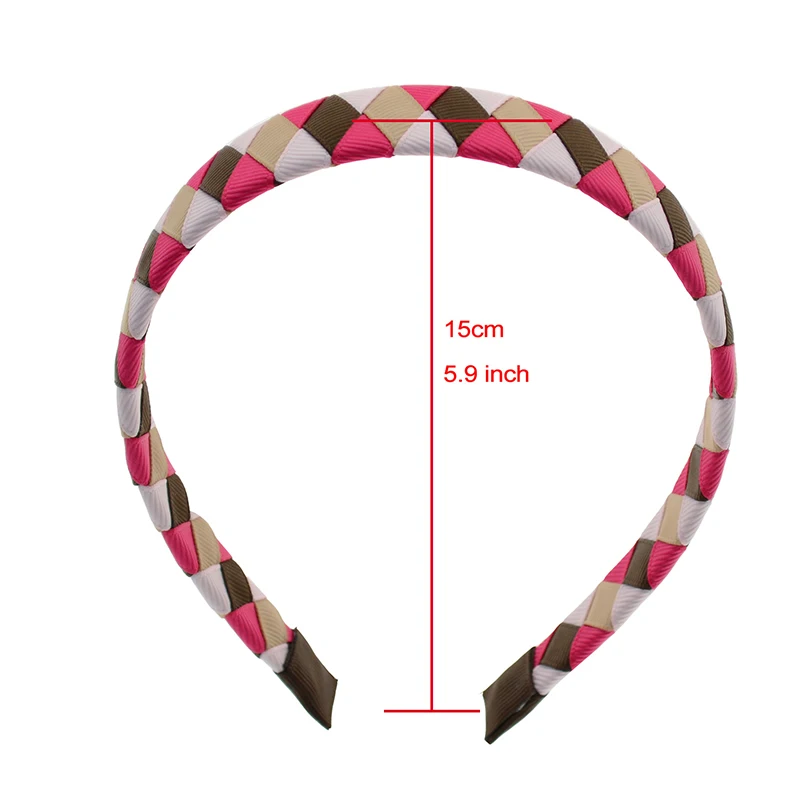 6PCS 7 Style Baby Ribbon Covered Plastic Hair Bands Fashion Girl Hairband For Kids Children Woman Headband Accessories | Детская одежда