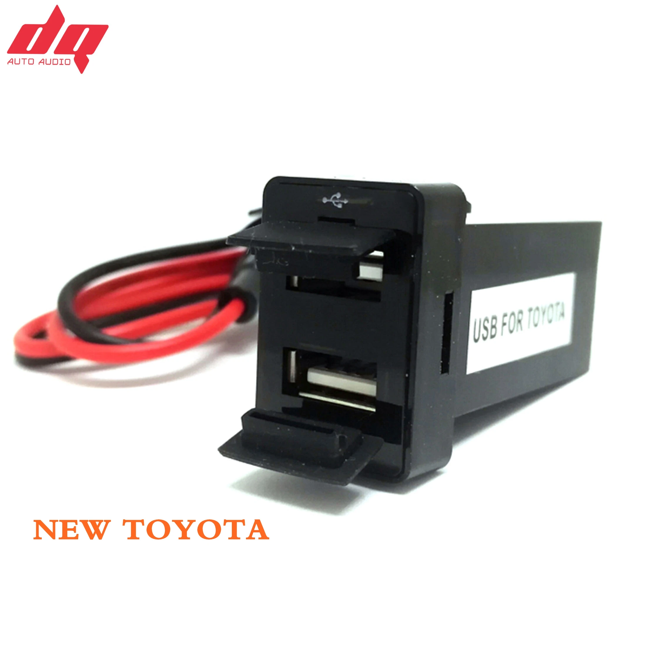 Автомобильное зарядное устройство с двумя USB портами для TOYOTA VIGO Dewtreetali 2 1 А два