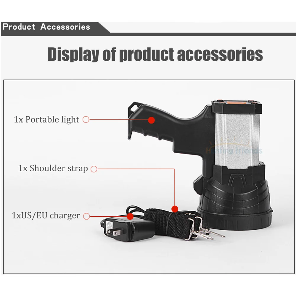 Супер яркий Тактический Ручной Точечный светильник пистолет фонарик