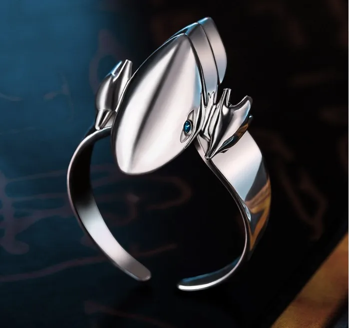 925 Sterling Yu-Gi-Oh Zexal White Dragon Seto Kaiba Yugioh Ring Ring