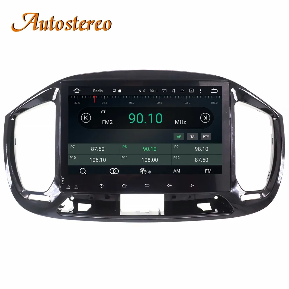 Android 9 автомобильный gps-навигатор без dvd-плеера для FIAT Uno- мультимедийный плеер головное устройство радио магнитофон стерео коврик