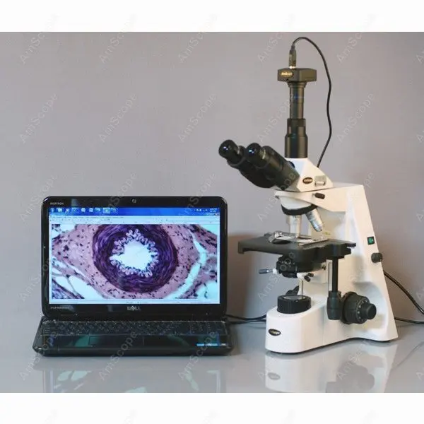 Профессиональный тринокулярный микроскоп Kohler с фазовым контрастом 40X 2500X|microscope