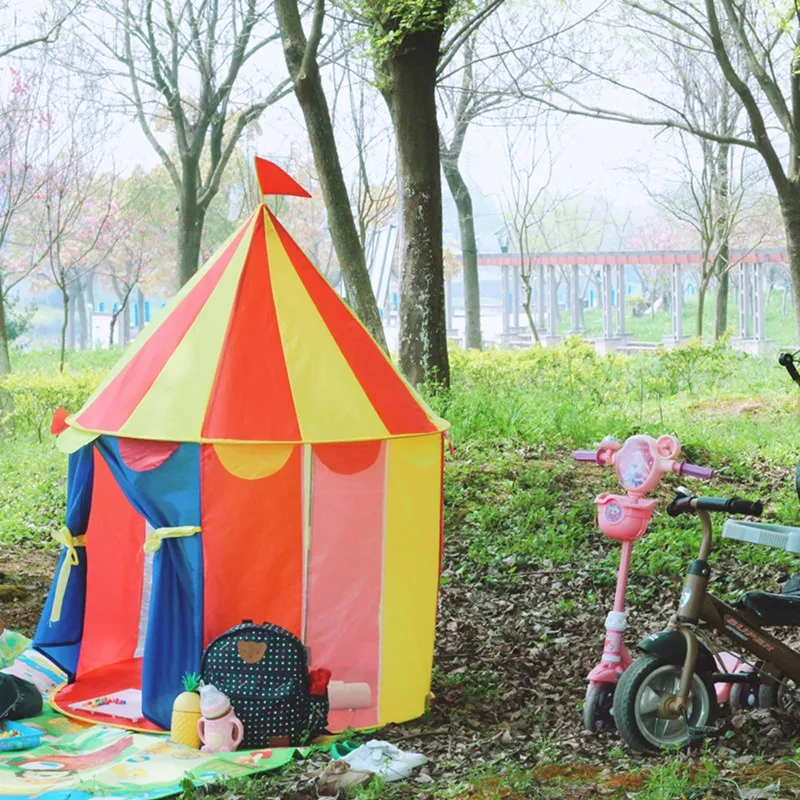 Children's play tent yurt princess castle house boy girl toy kids indoor small marine ball pool | Игрушки и хобби