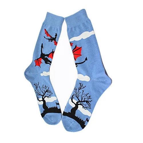 7 New Fashion Corgi Swan Elk Animal Crew Socks Cute Funny Christmas Long Skate Socks For Large Size Men - Цвет: 7